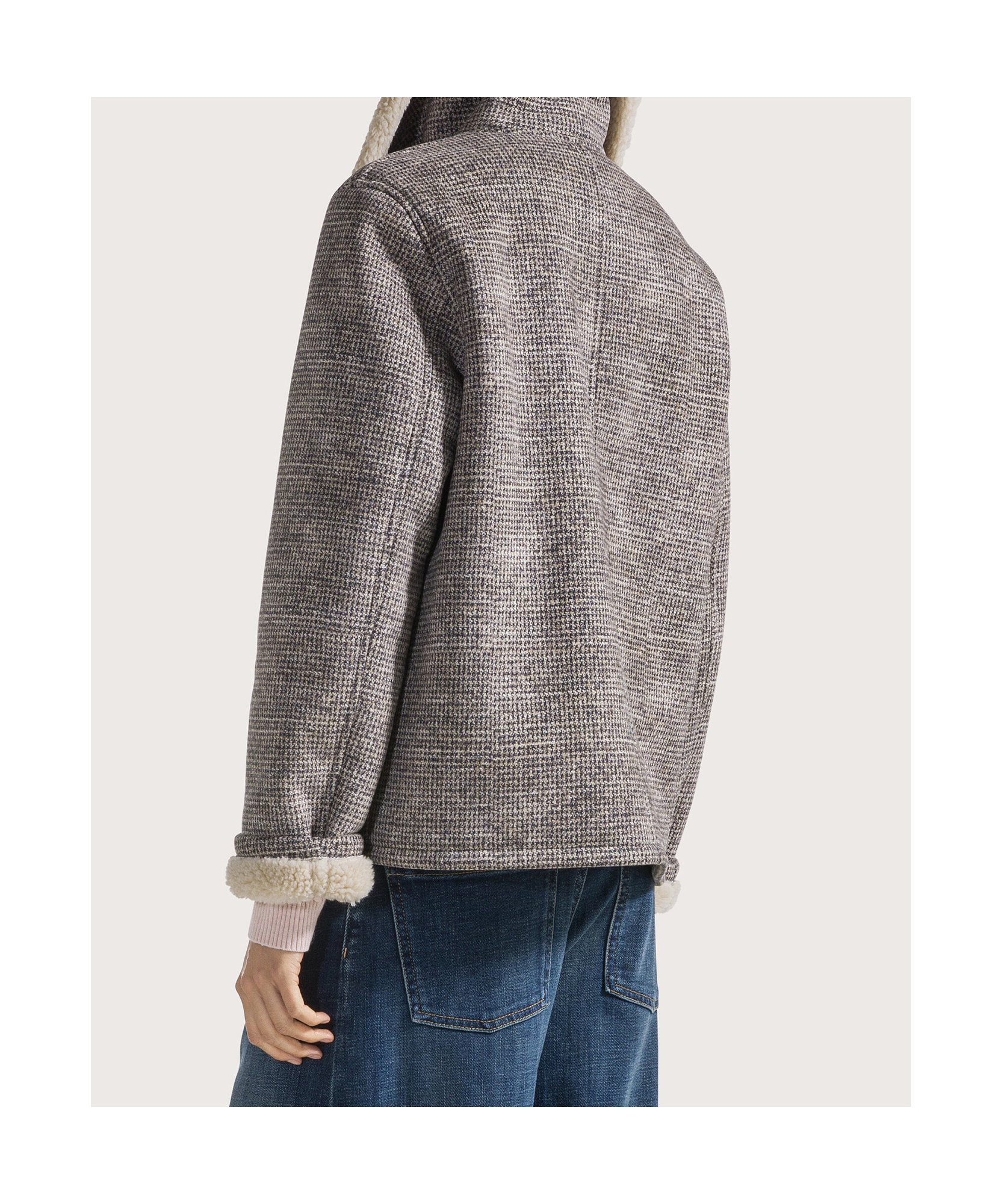 Seventy Double-breasted Jacket In Gray