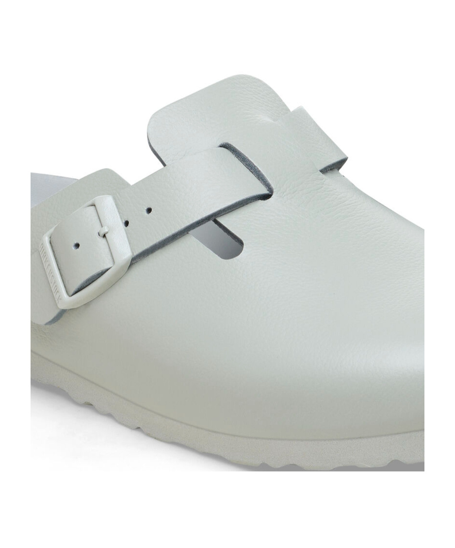 Birkenstock Buckle Muller Shoes In Gray