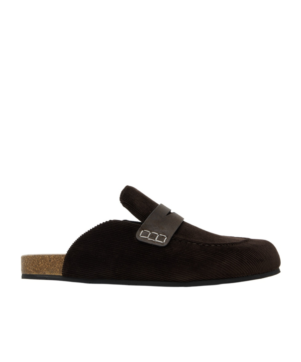 Jw Anderson Belt-detail Muller Shoes In Black