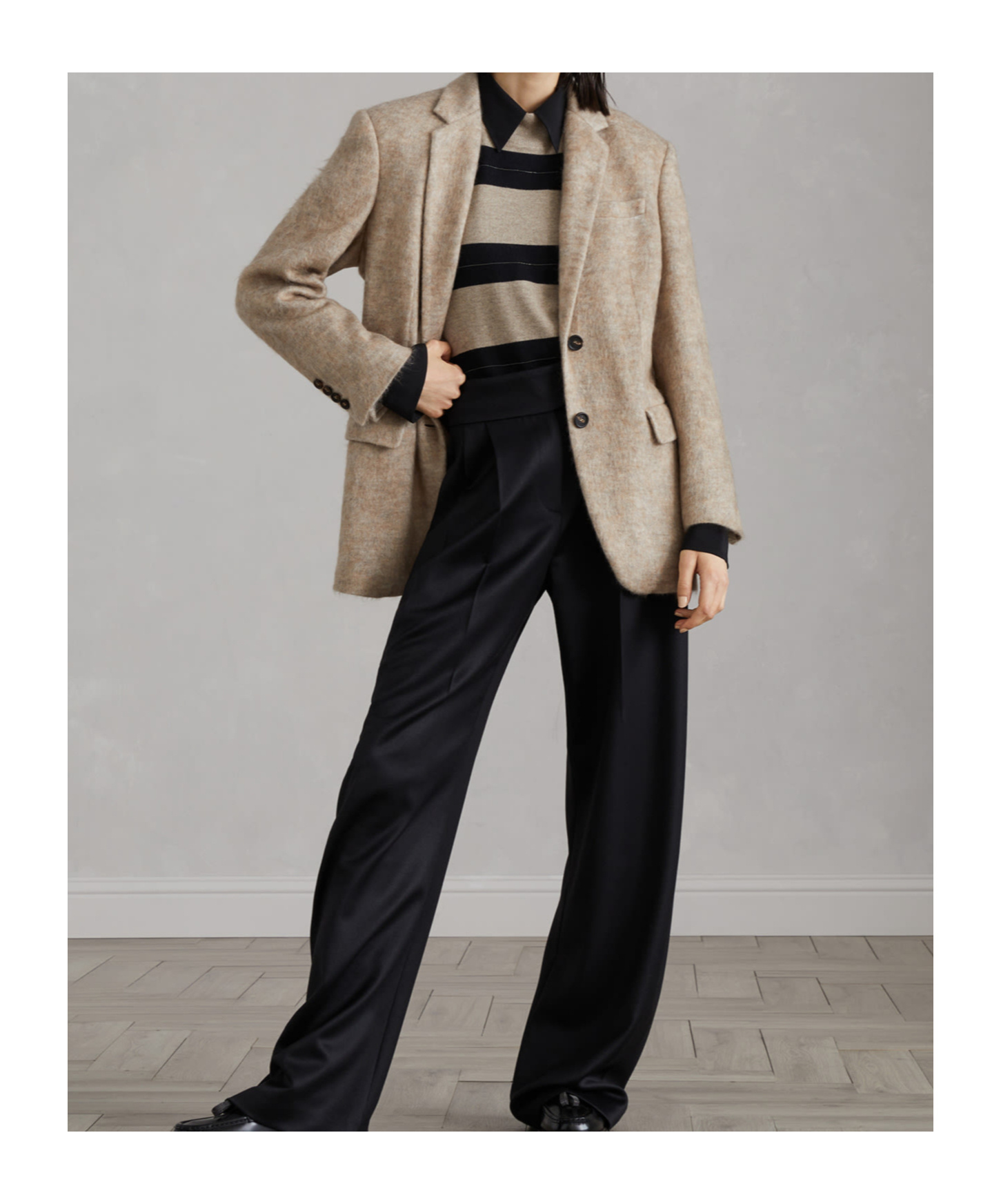 Brunello Cucinelli Monili-embellished Blazer In Multicolor
