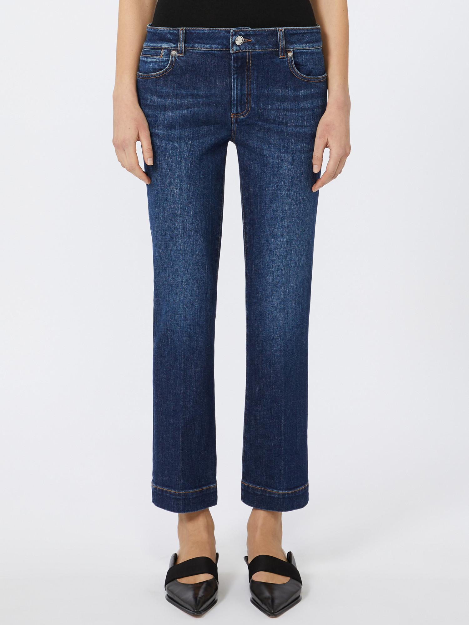 Sportmax Perfect Fit Flared Jeans In Blue