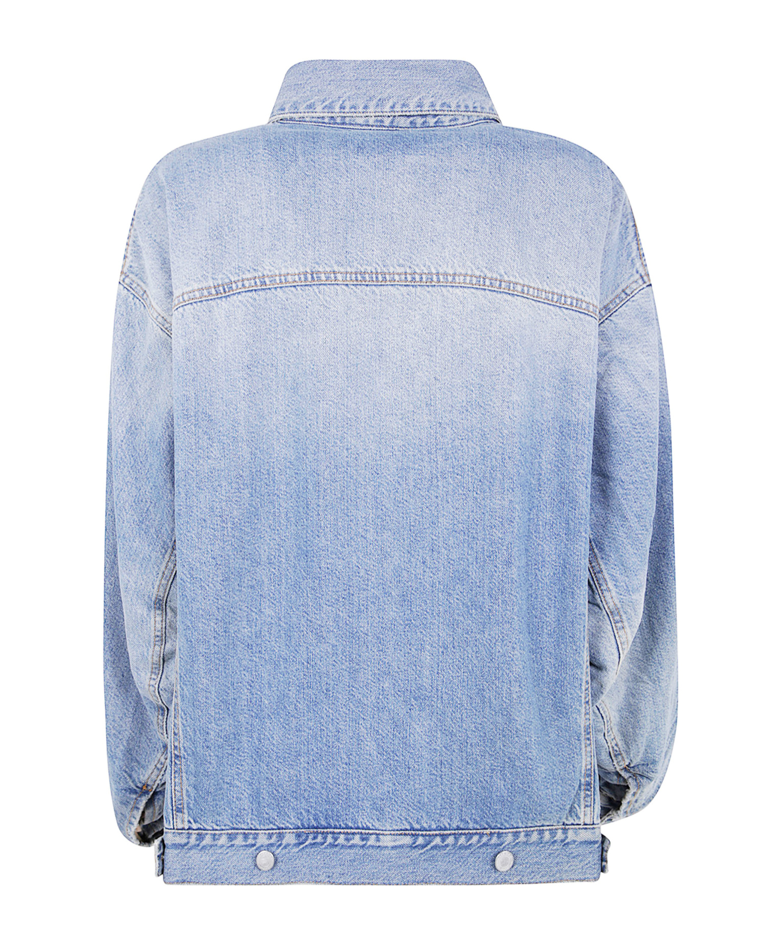 Haikure Button-fastening Denim Jacket In Blue