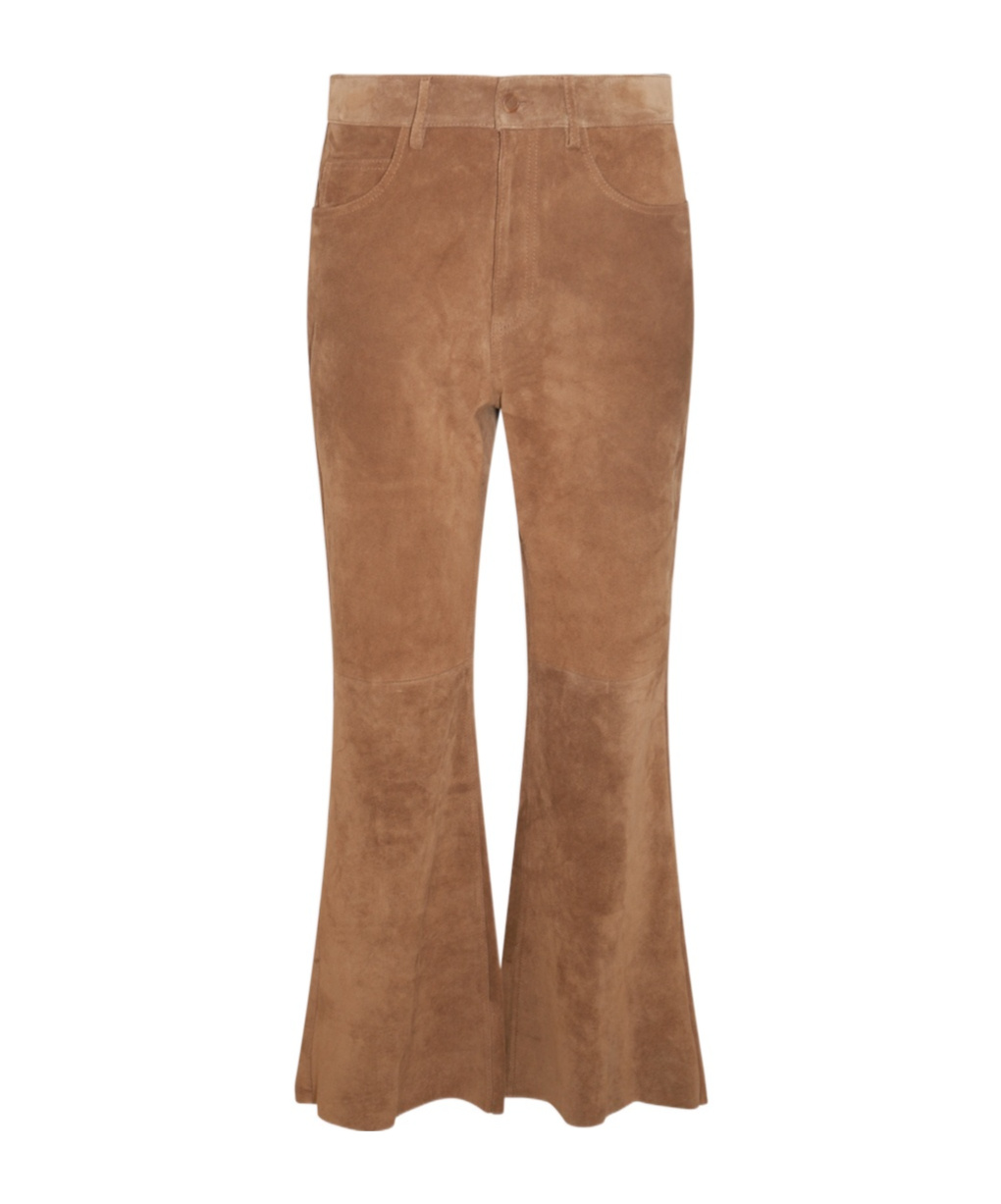 Marni Flared Trousers In Brown