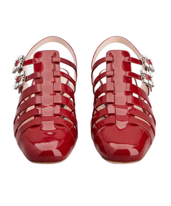 Roger Vivier Très Vivier Sandals In Patent Leather