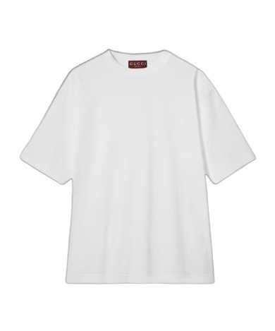 Gucci Cotton Jersey T-shirt With Embroidery In White