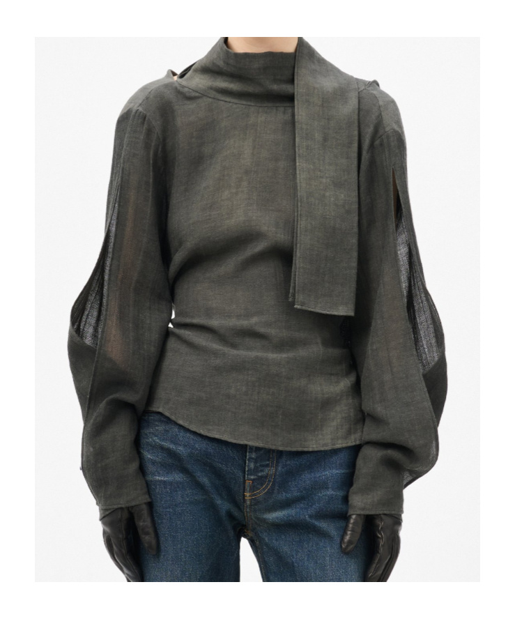 Our Legacy Virtuous Blouse In Green