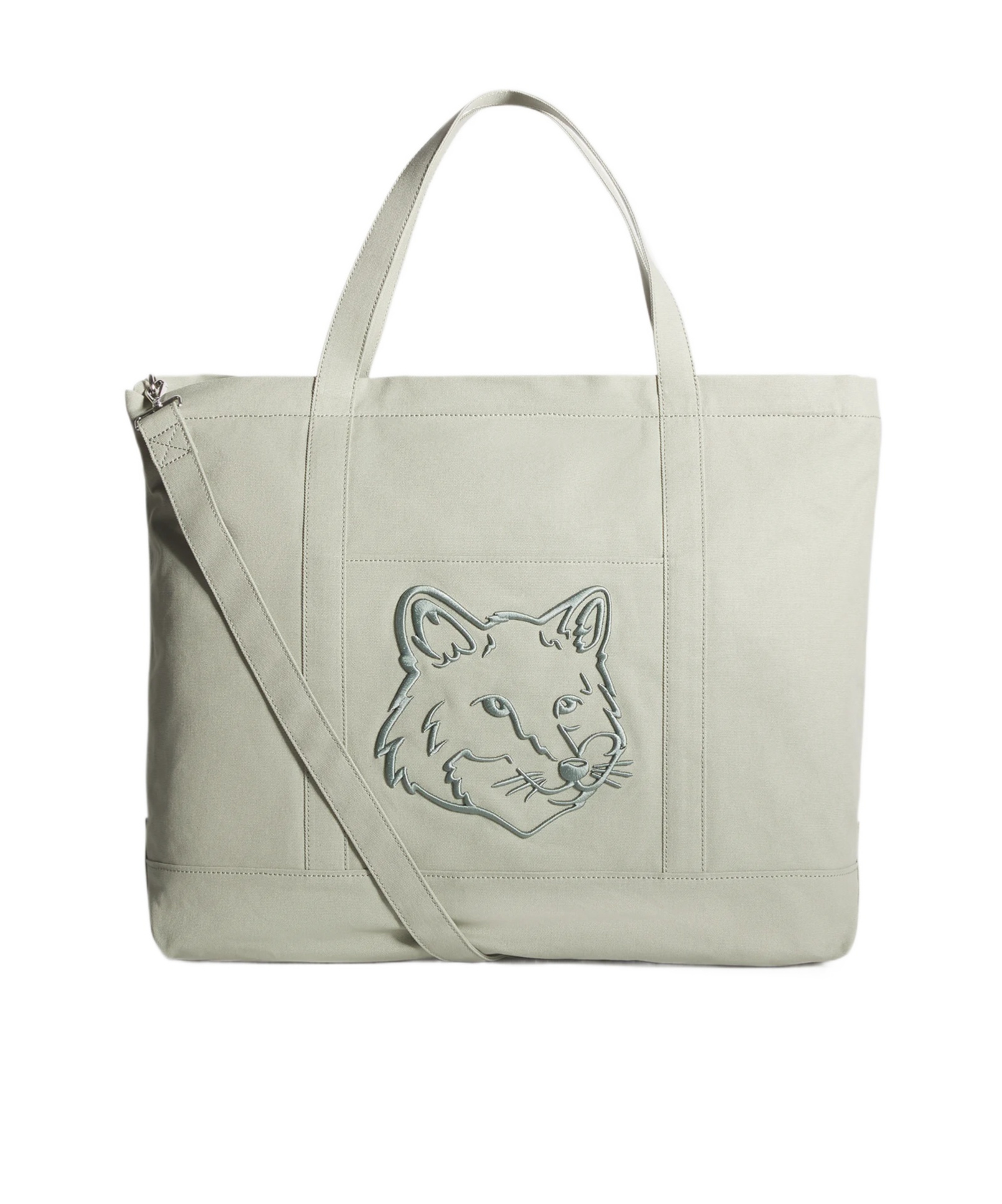 Maison Kitsuné Large Fox Head Tote Bag