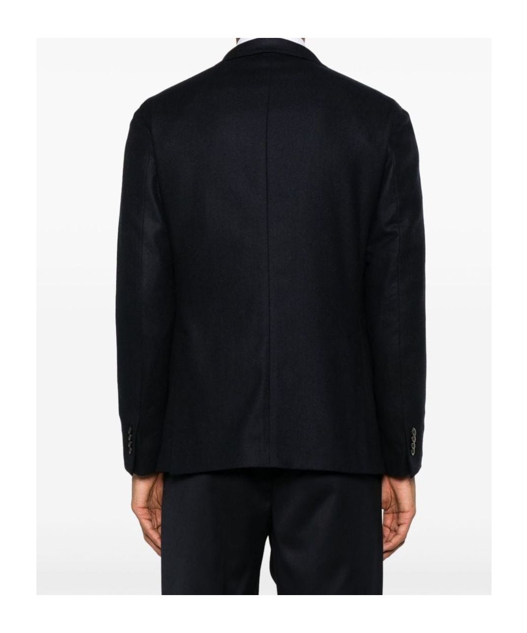 Boglioli Midnight Blue Double-breasted Jacket In Black