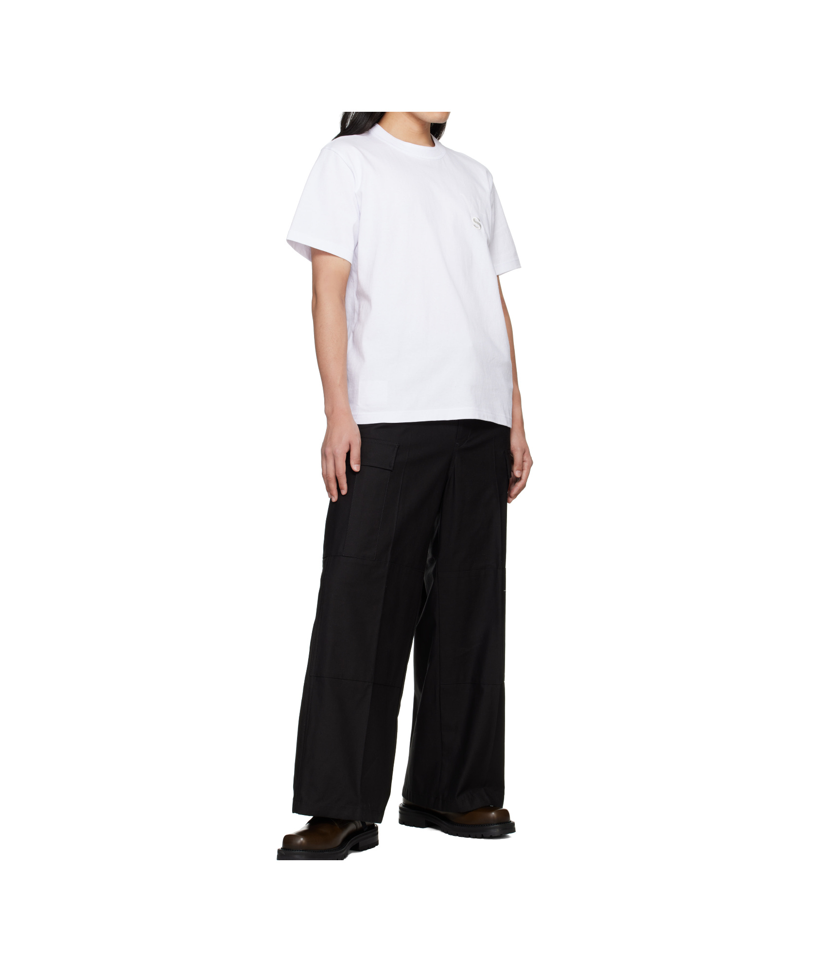 Sacai X Wtaps Sweatshirt In White