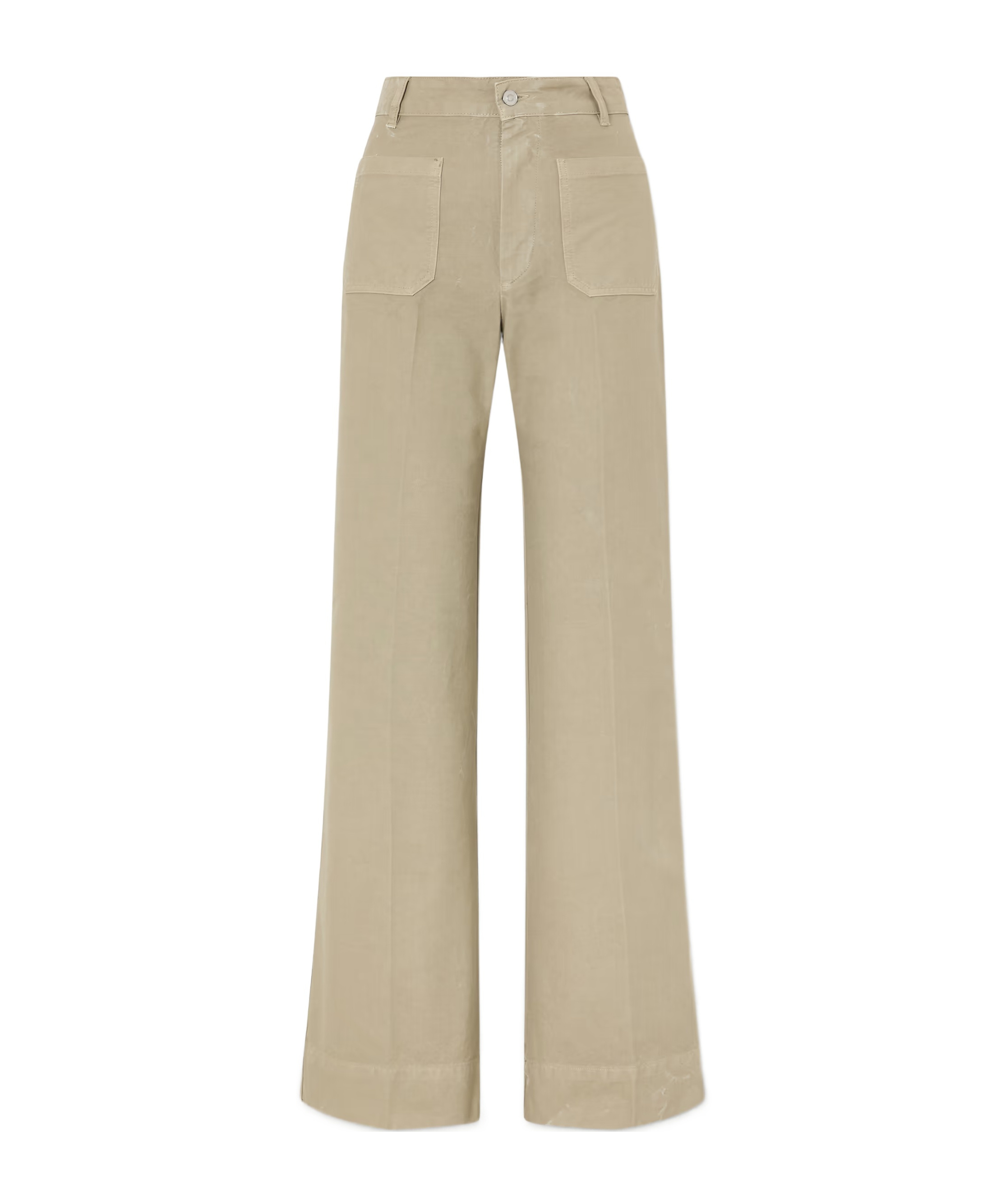 Victoria Beckham High-rise Straight-leg Jeans In Brown