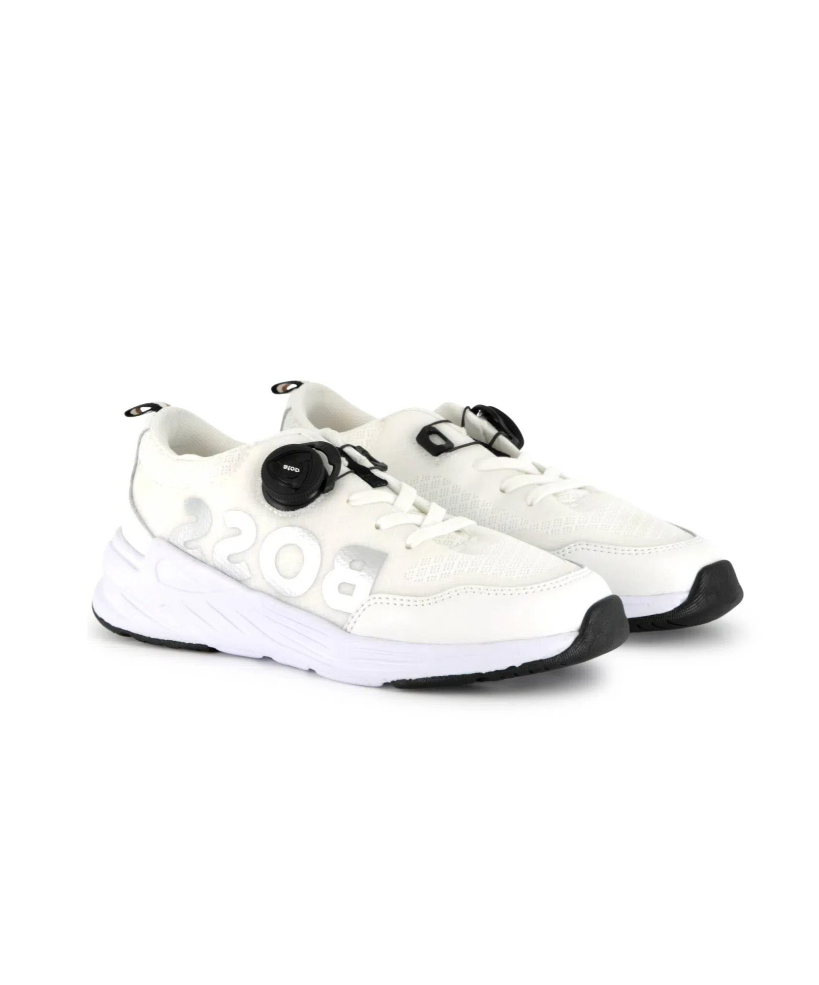 HUGO BOSS LOGO-PRINT SNEAKERS