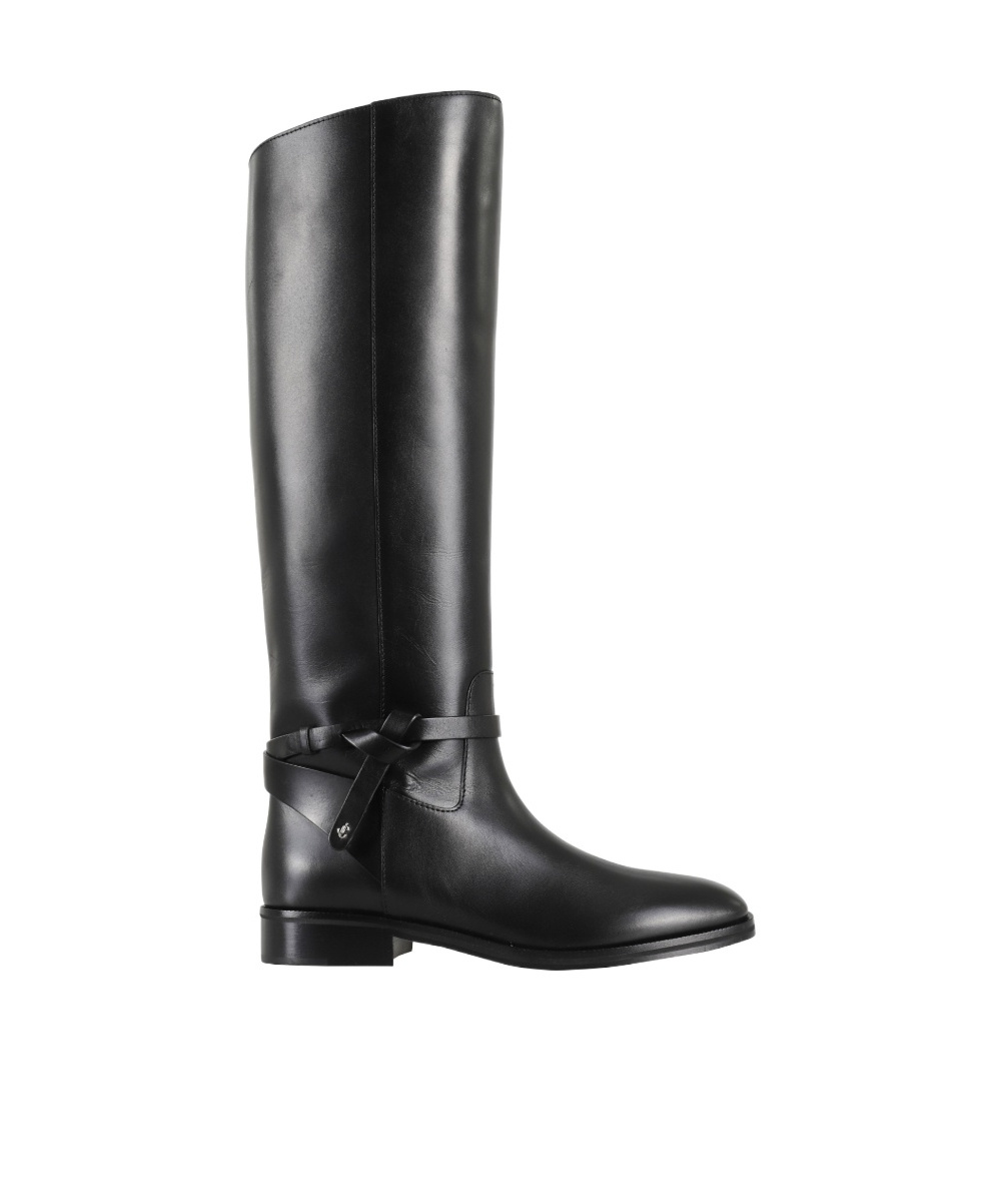 Jimmy Choo Round-toed Boots In Black