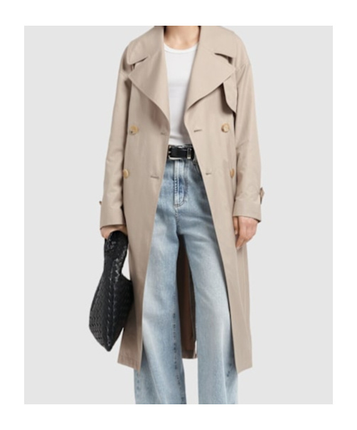 Shop Max Mara Mtrench Long-sleeved Windbreaker
