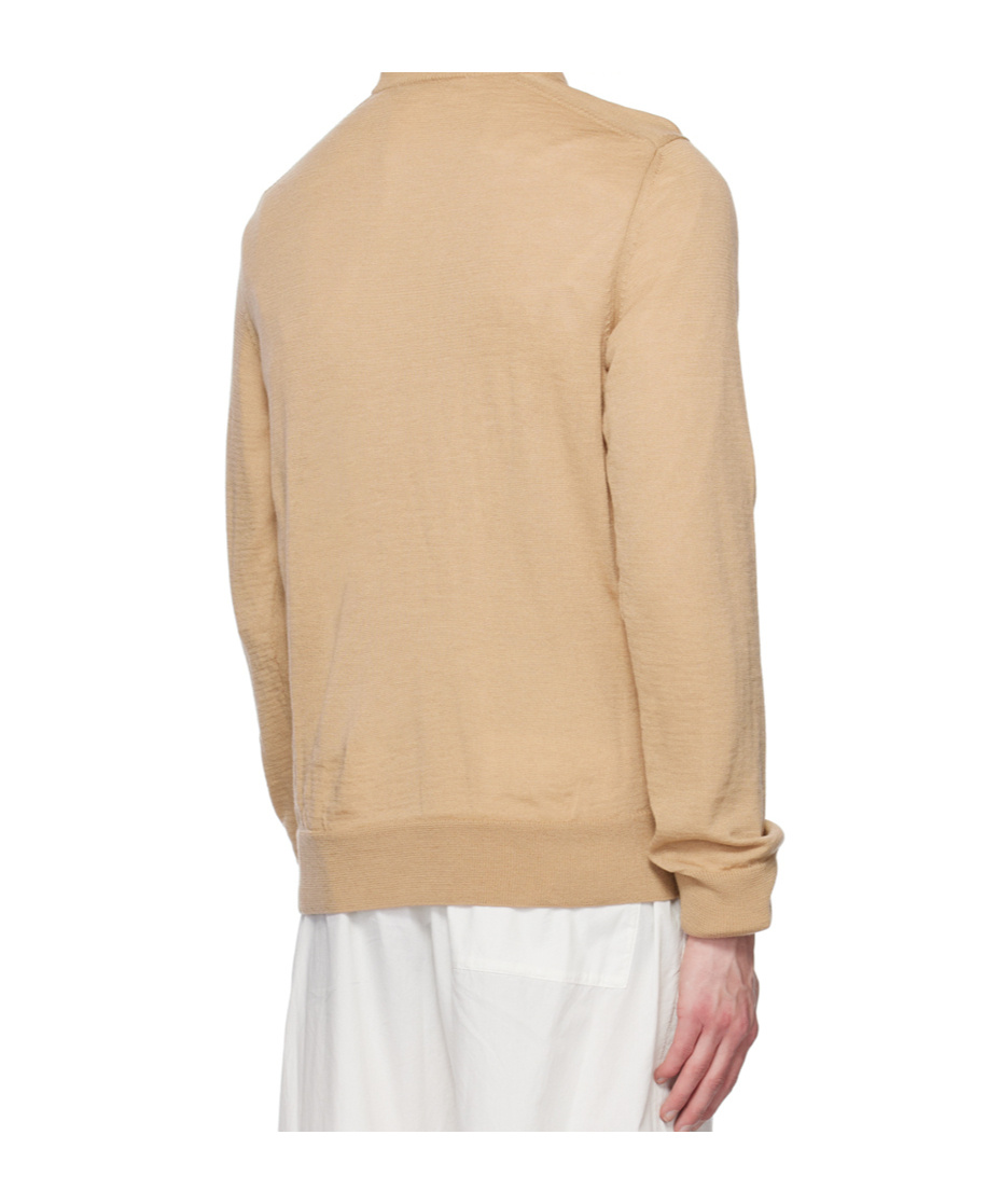Comme Des Garçons Comme Des Garconsc X Brett Westfall Long-sleeved Sweater In Brown