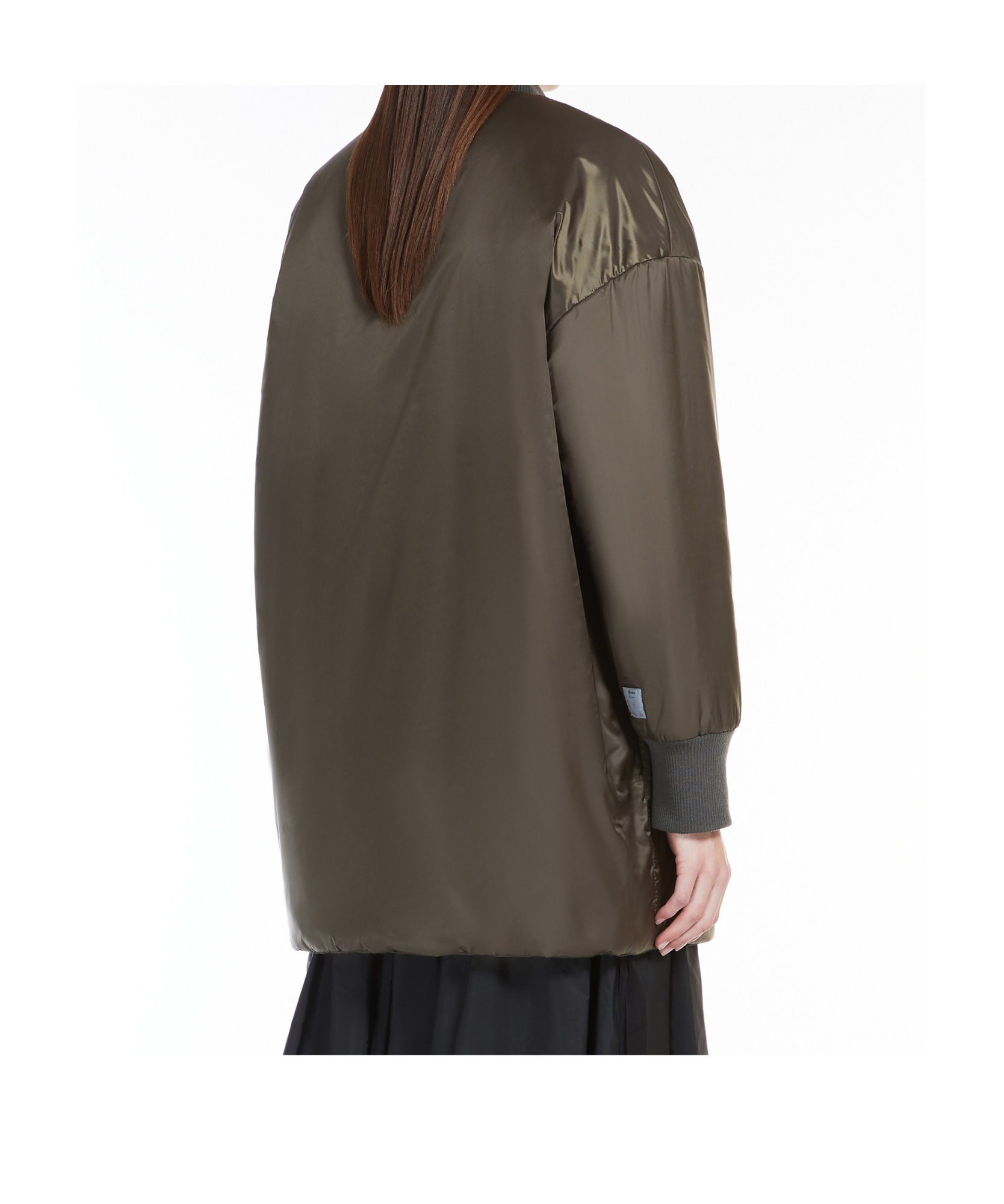 Max Mara Double-sided Pilot Jacket In Brown
