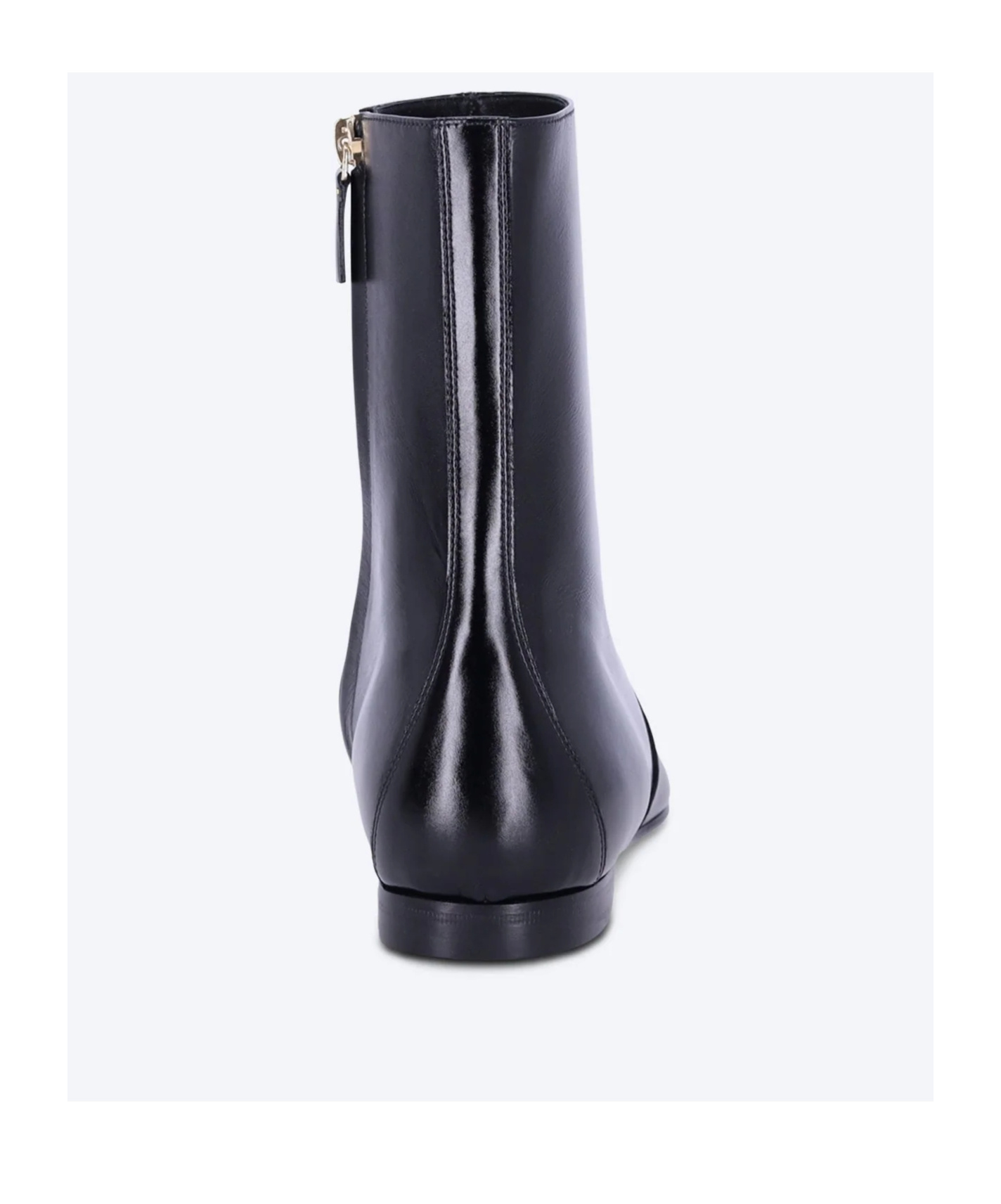 Khaite Colt Leather Ankle Boots In Black
