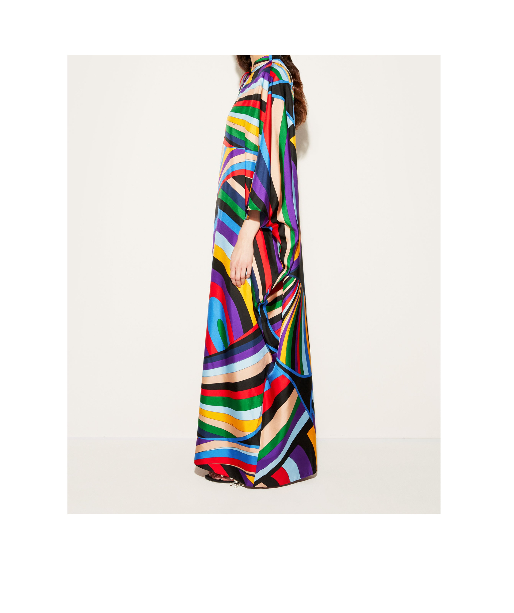 Emilio Pucci Iride-print Kaftan In Multicolor