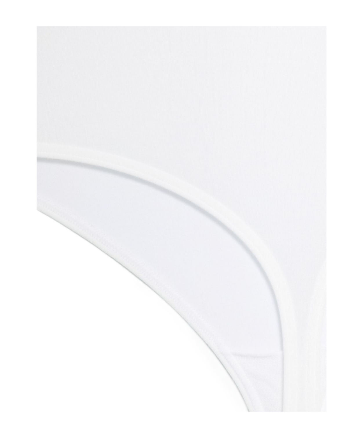 Wolford High Neck Sleeveless Jersey Bodysuit In White