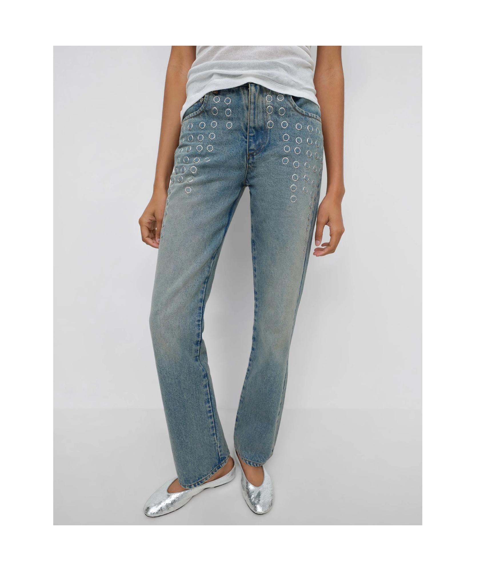 Gimaguas Jeans With Belt Loops In Blue