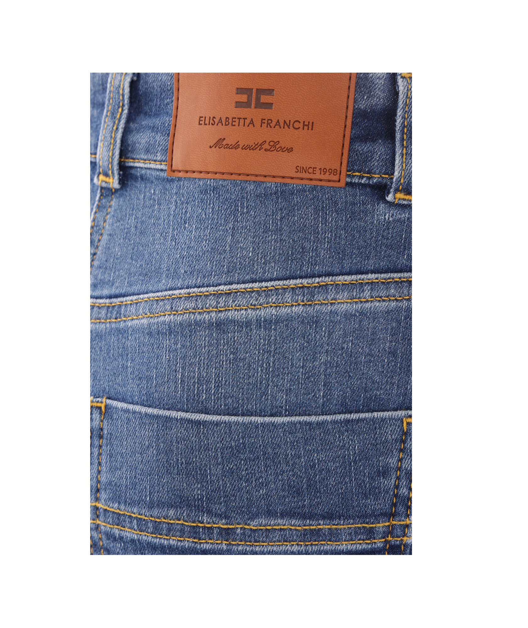 ELISABETTA FRANCHI HIGH-RISE JEANS