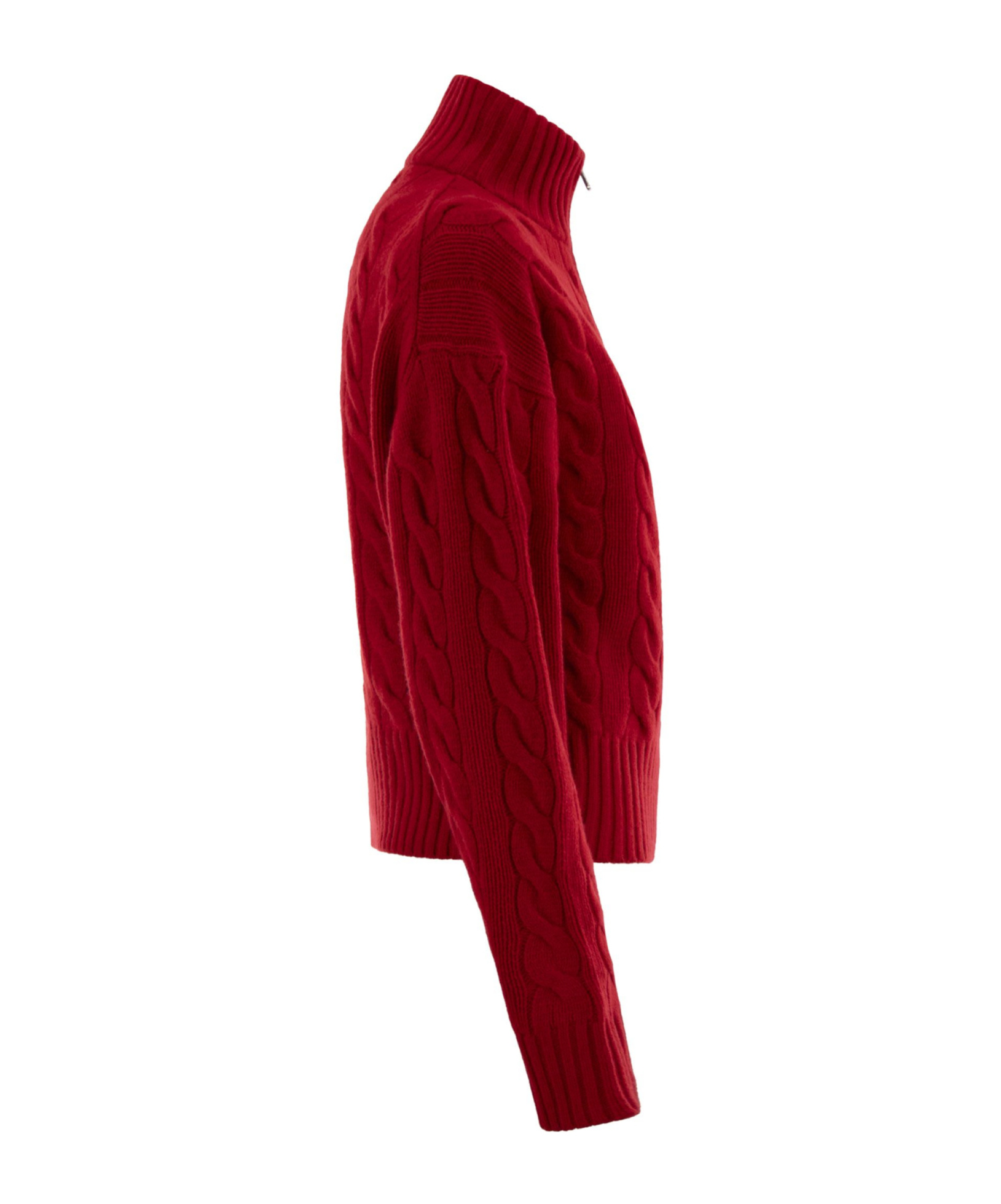 Polo Ralph Lauren Wool And Cashmere Cable Knit Jumper In Red