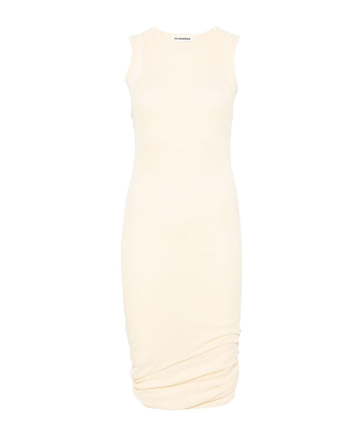 Jil Sander Cotton Dress In White