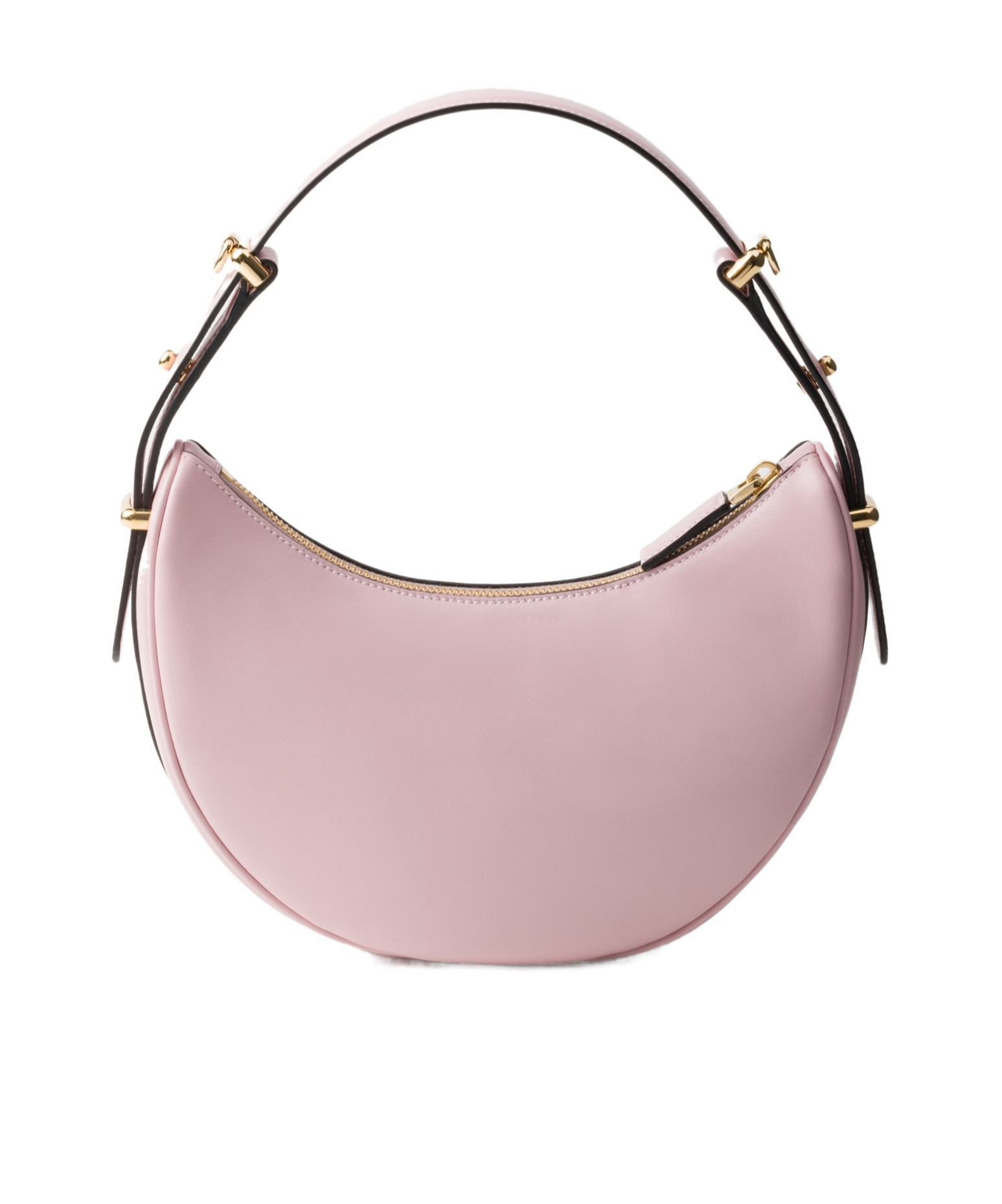 Prada Triangle-logo Saffiano Leather Wallet In Snow Pink