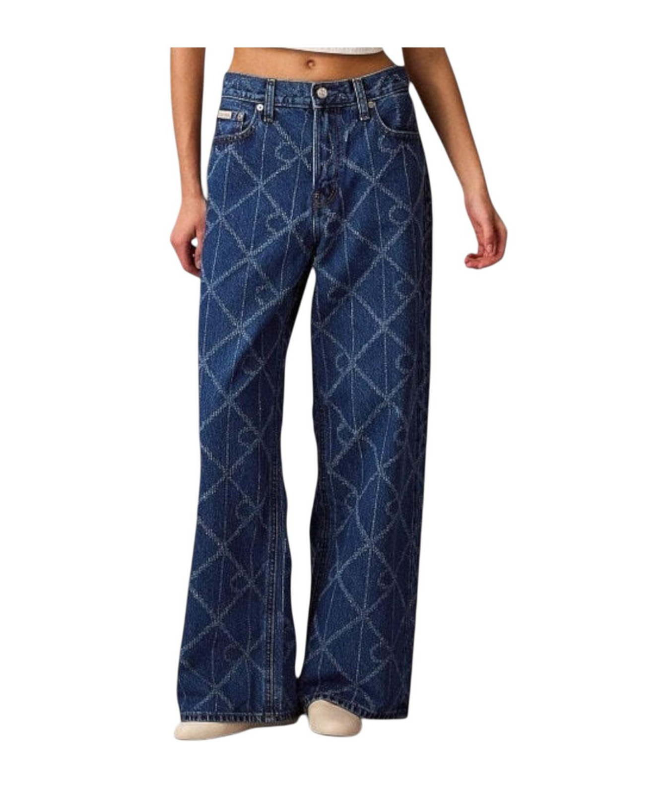 Calvin Klein Jeans Est.1978 Belt Loop Jeans In Blue