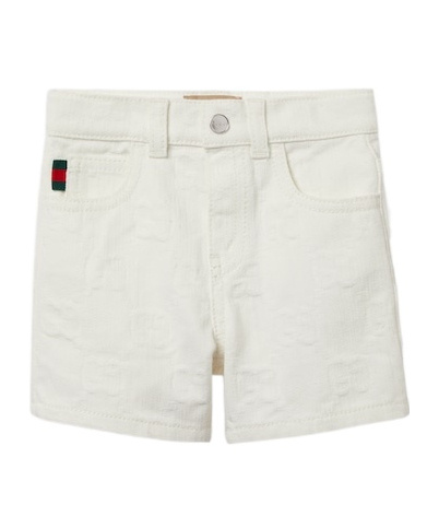 Gucci Belt-loop Shorts In White