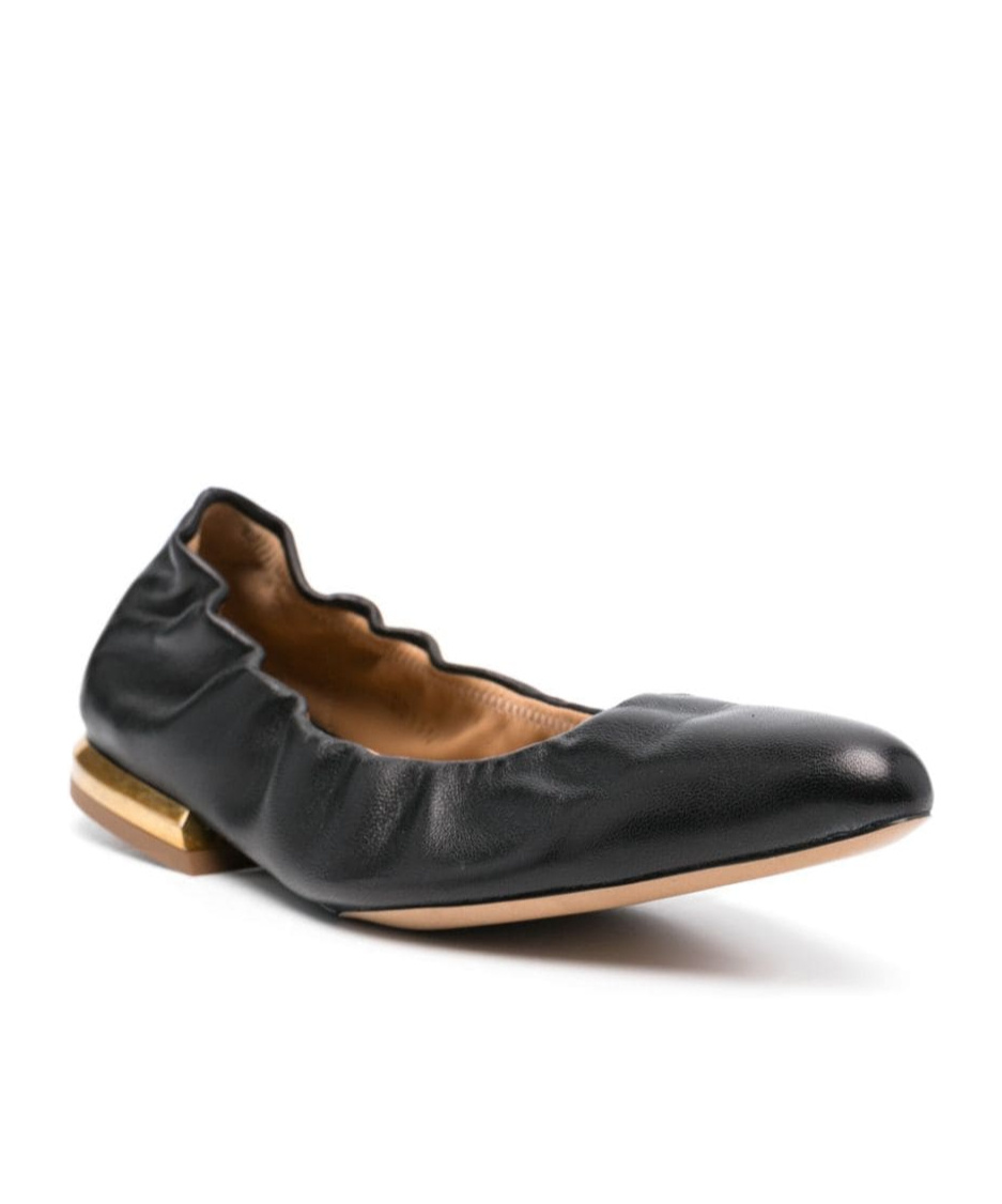 DRIES VAN NOTEN DRIES VAN NOTEN GATHERED DETAIL SLIP-ON BALLERINA SHOES 