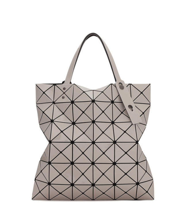 Bao Bao Issey Miyake Geometric Pattern Handbag In Black