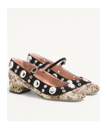 Valentino Round-toed High Heels In Multi
