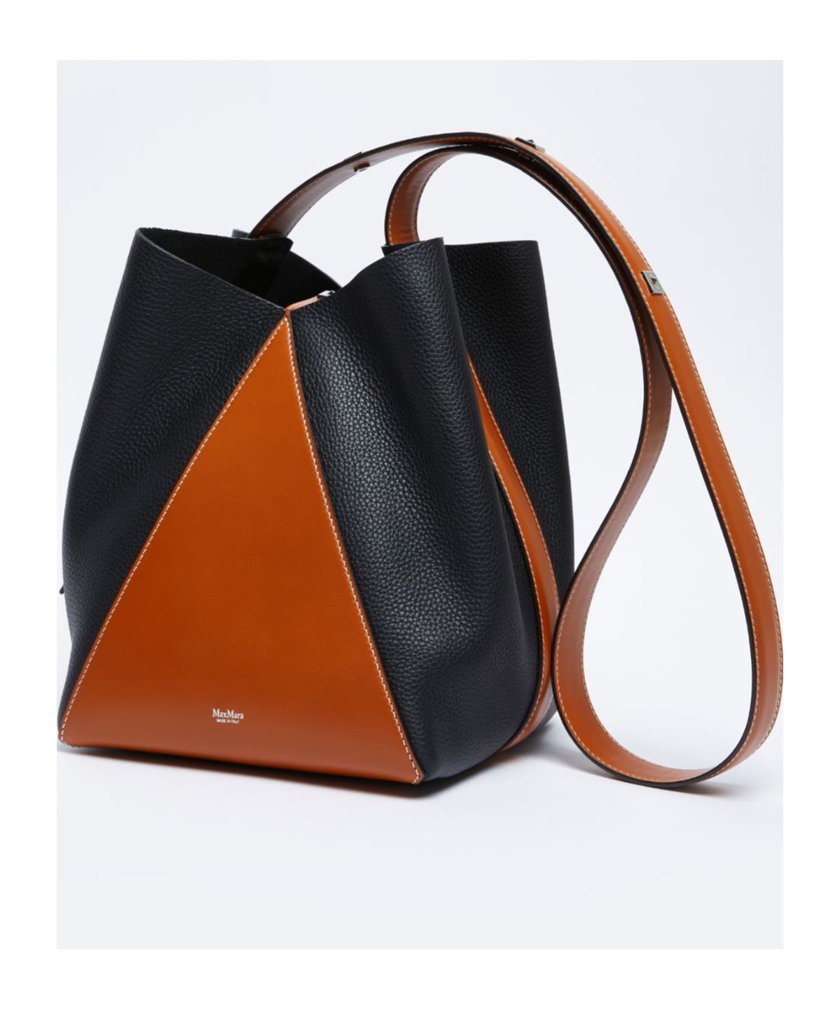 Max Mara Medium Bucket Bag In Multicolor