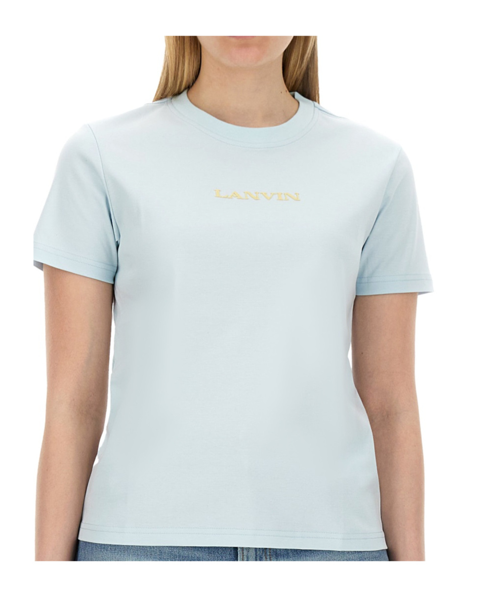 Lanvin Women's Regular Fit T-shirt In White
