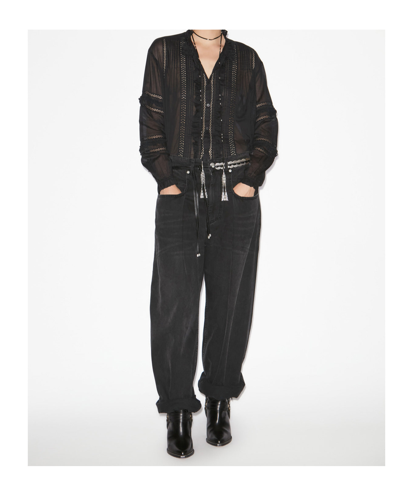 Isabel Marant Étoile Valda Shirt In Black
