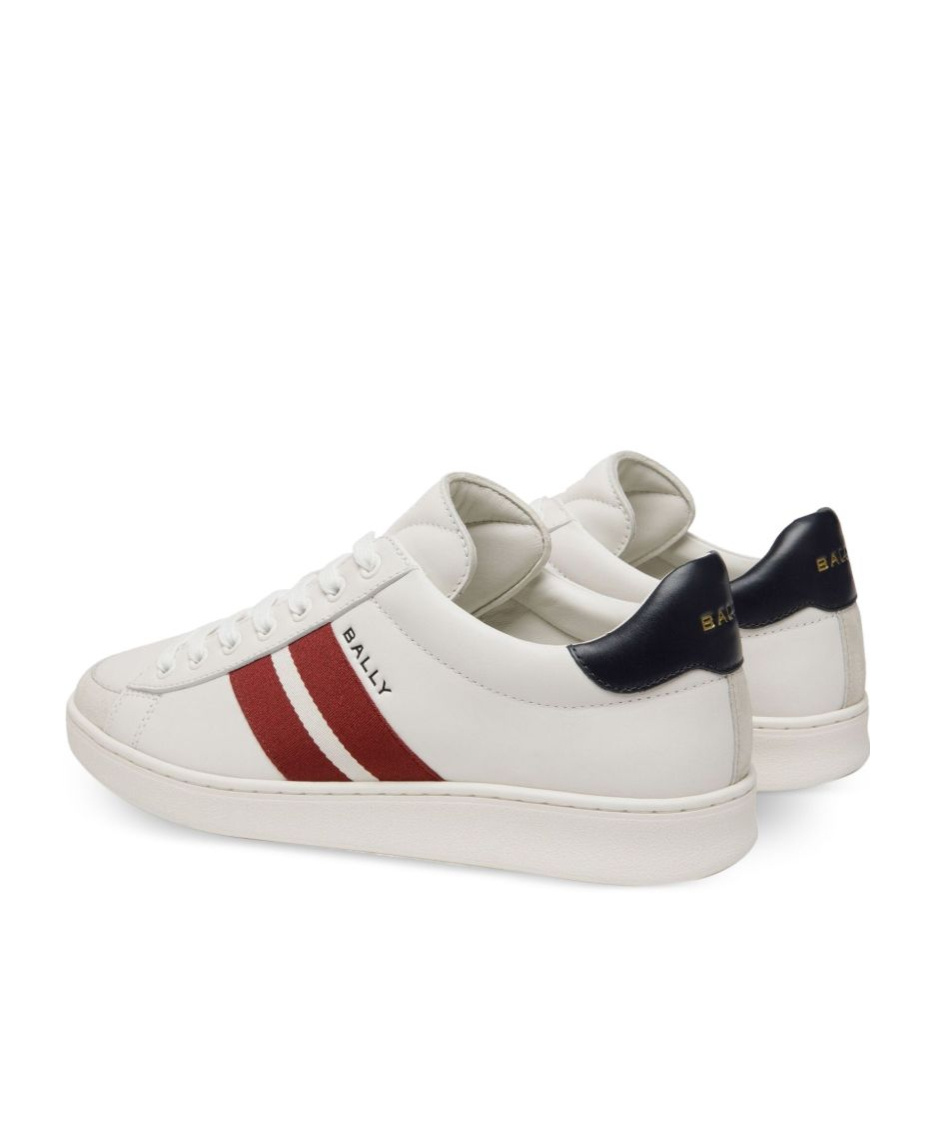 Bally Round-head Casual Shoes In White