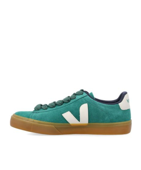 Shop Veja Campo Bold Sneakers In Green