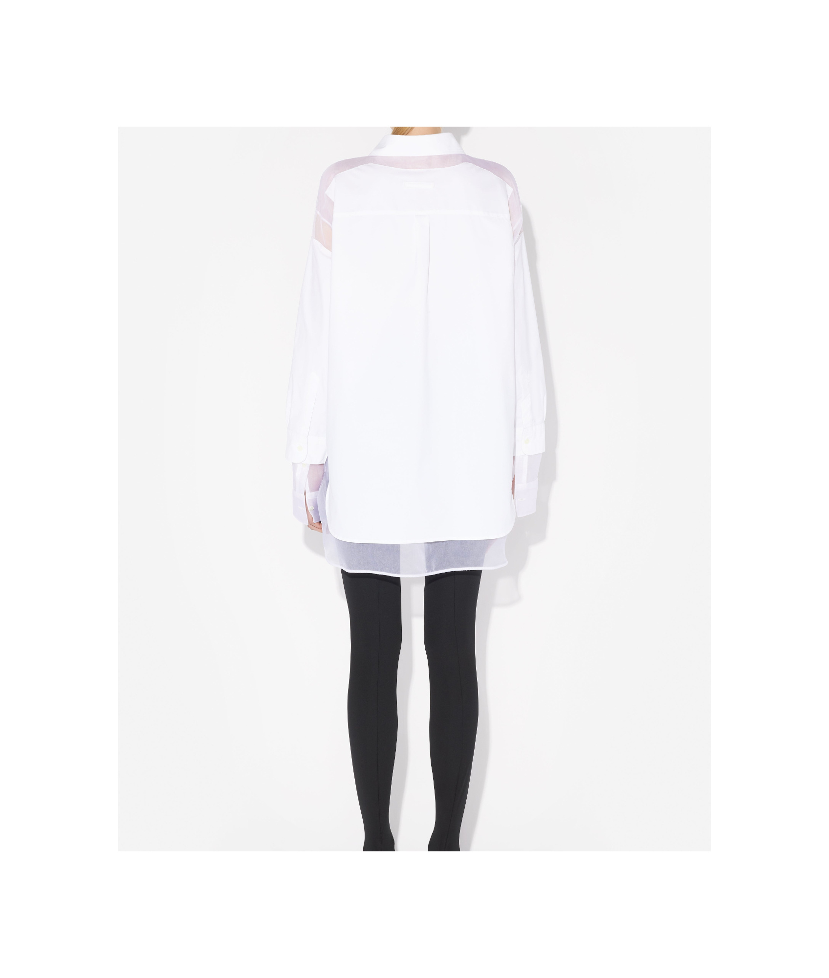 Jean Paul Gaultier Long-sleeved Shirt In White