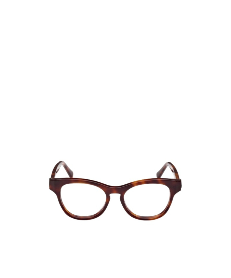 Moncler Eyewear Round Frame Glasses In Red