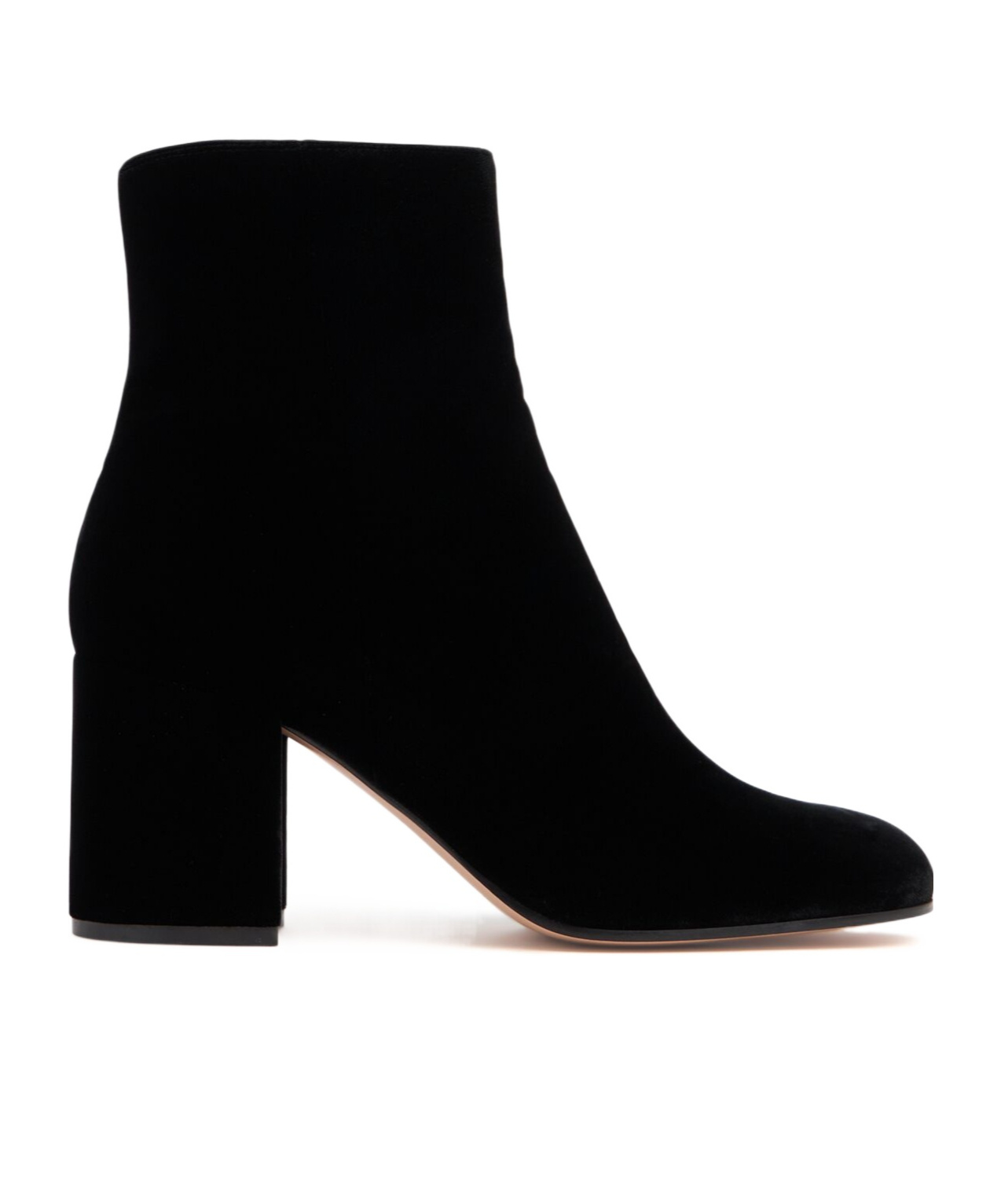 Gianvito Rossi Round Toe Short Boots