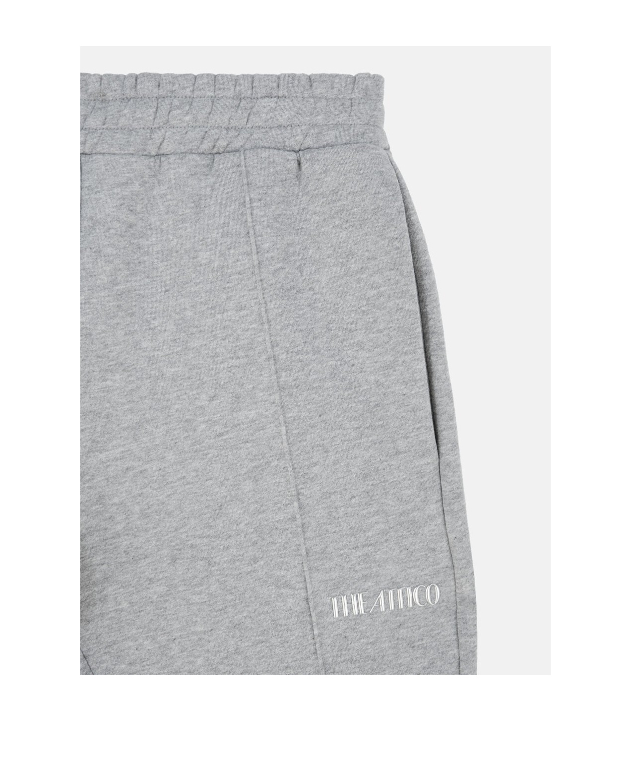 Attico Elastic Waist Sweatpants In Gray