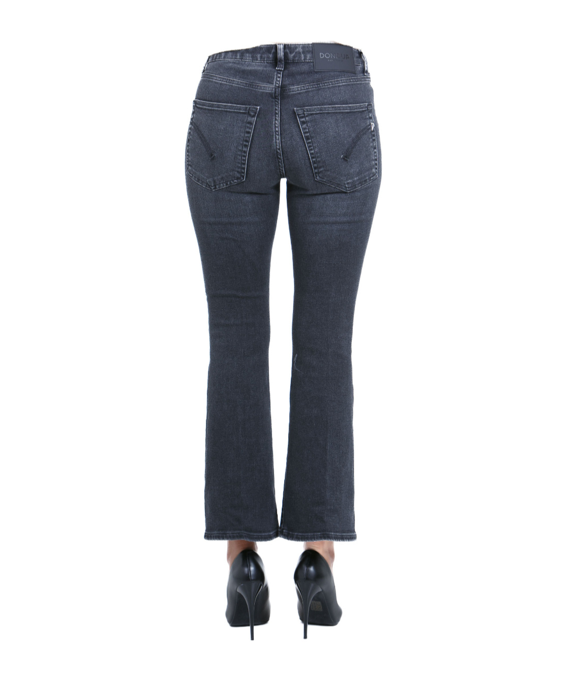 Dondup Belt Loop Jeans In Black