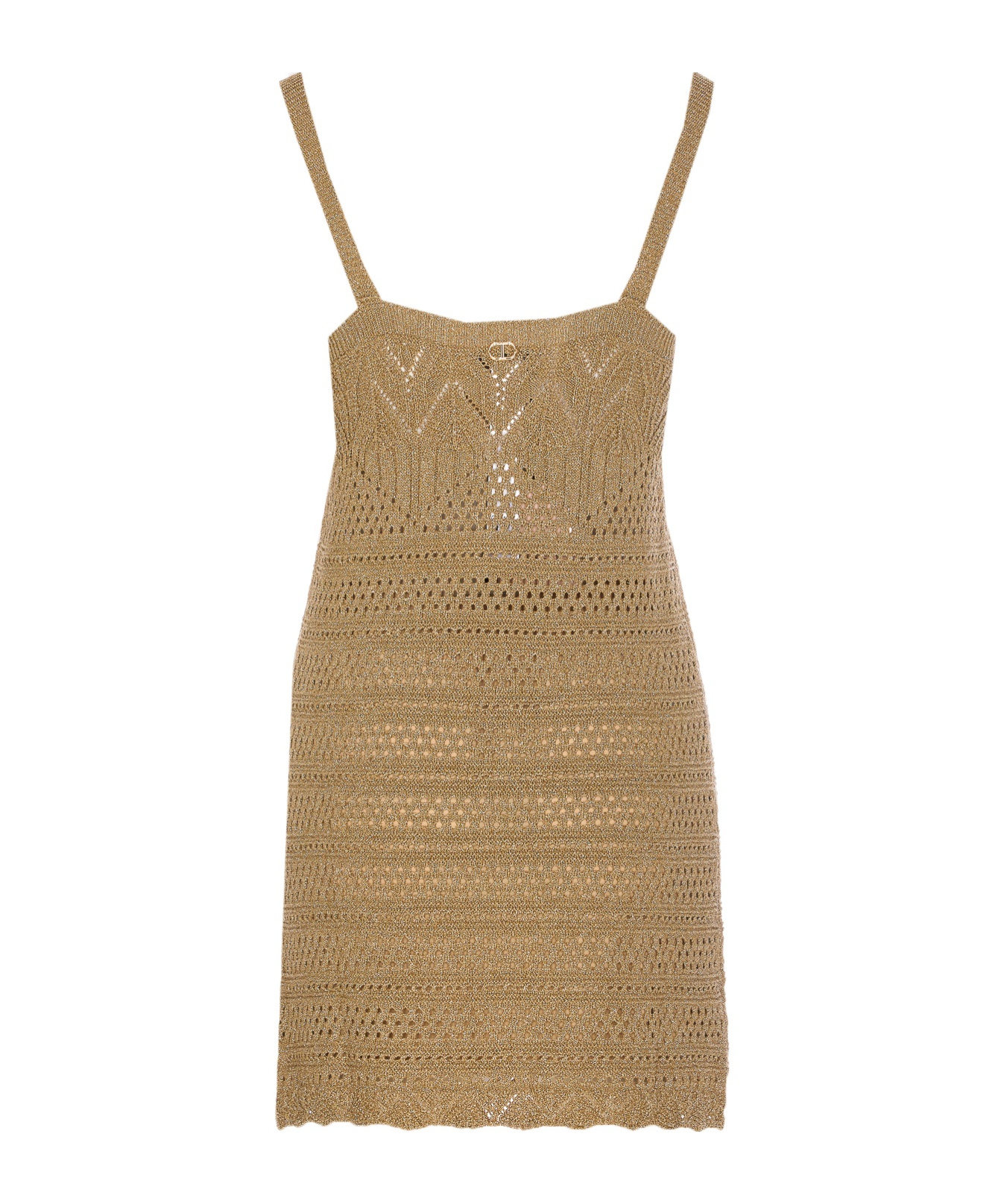 Shop Twinset Crochet Mini Dress