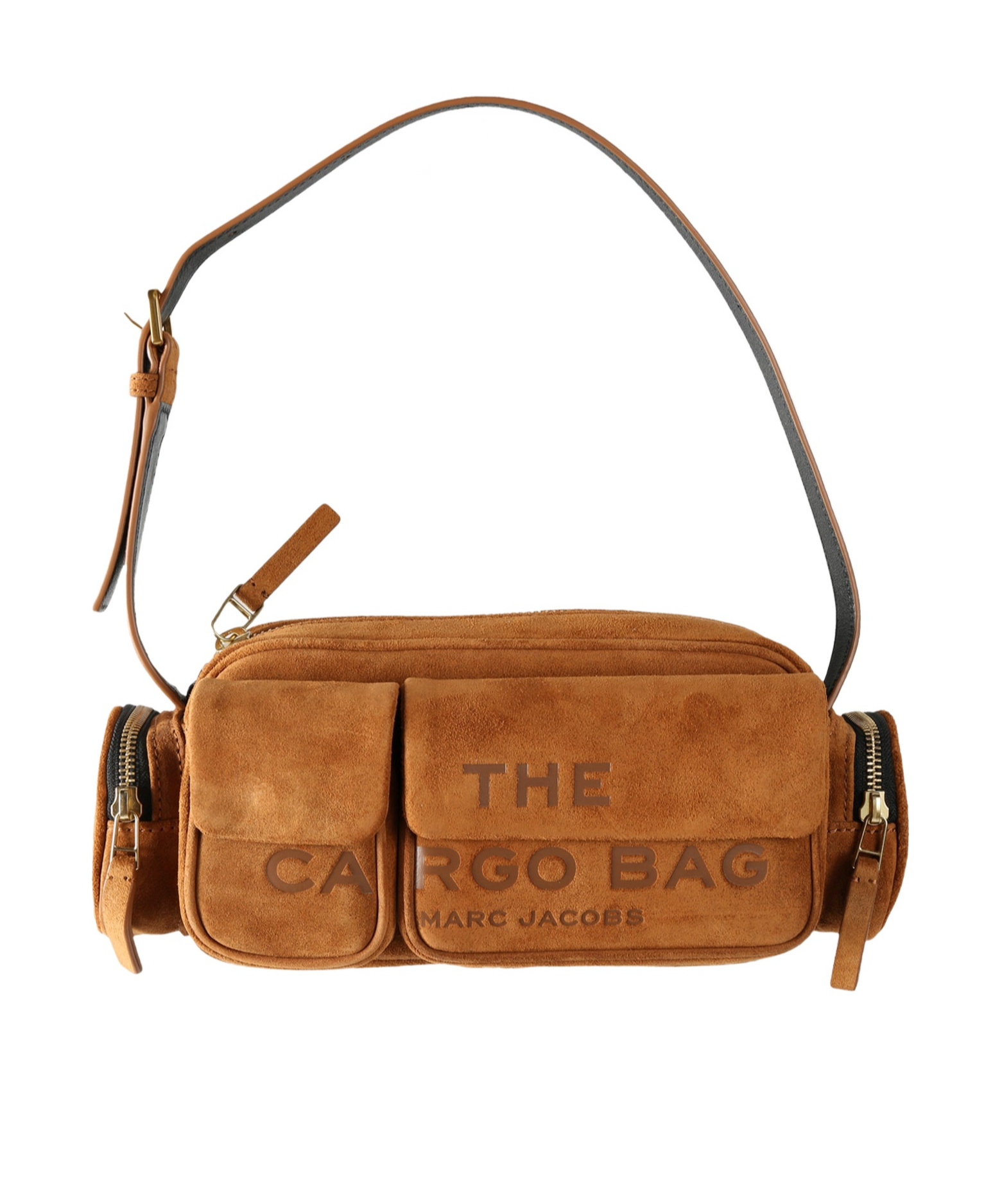 Marc Jacobs Zipper Shoulder Bag In Brown