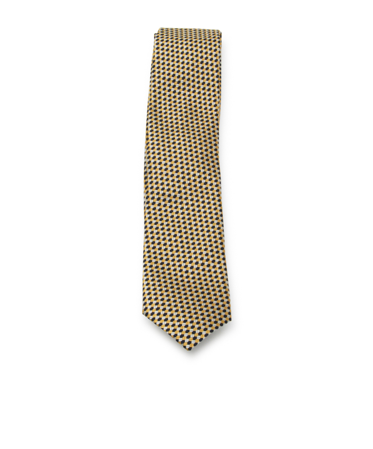 Zegna Pointed Tie In Yellow