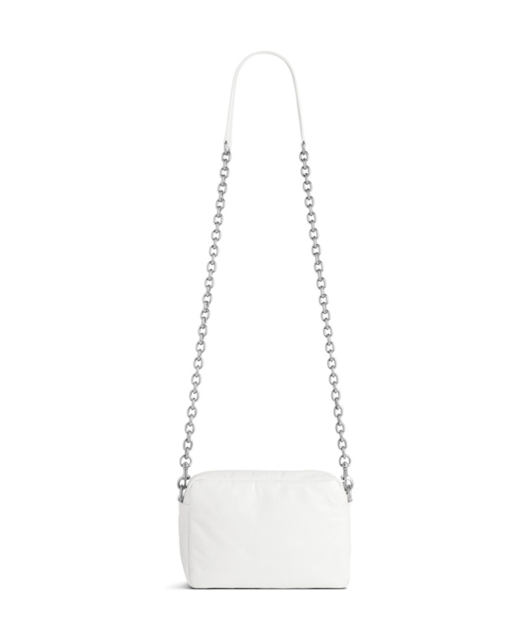 Balenciaga Monaco Camera Xs Shoulder Bag In White