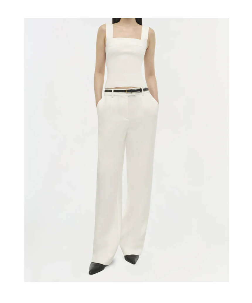 Simkhai Madine Tank Top In White In White