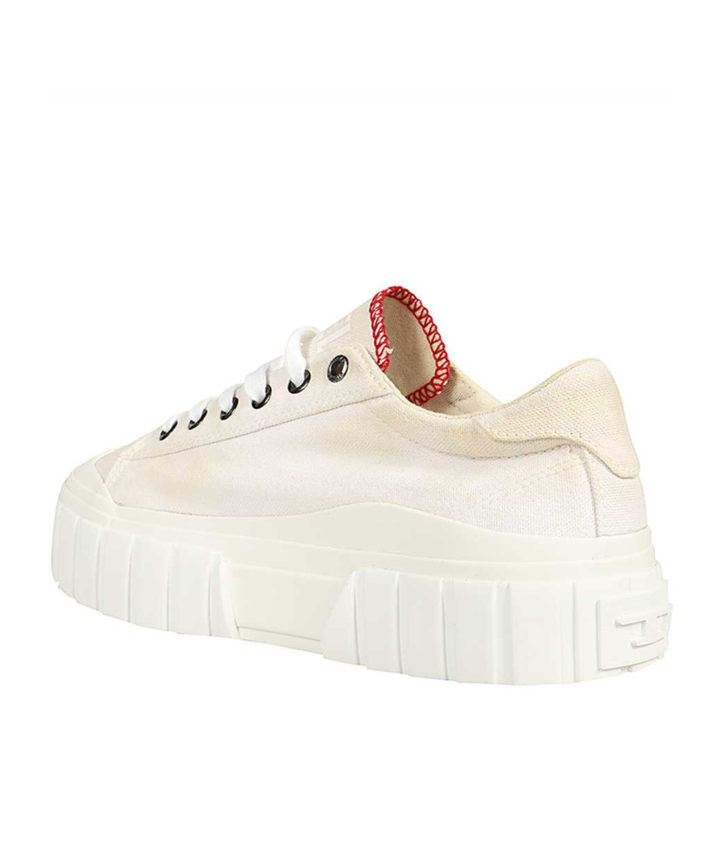 Diesel Round-headed Low-top Casual Shoes In White
