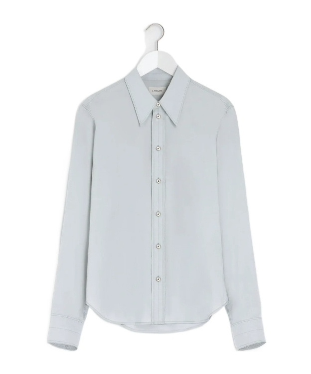 Lemaire Pointed Collar Shirt In Multi