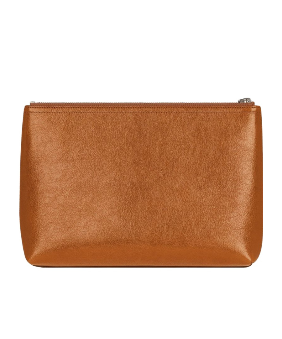 Shop Givenchy Voyou Pouch In Leather In Brown